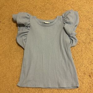 ZARA ruffle top